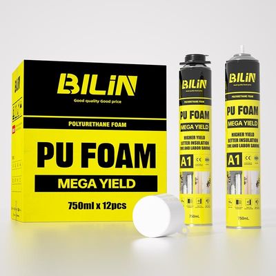 Polyurethane Pu espuma de gran rendimiento de uso múltiple espuma de expansión personalizable