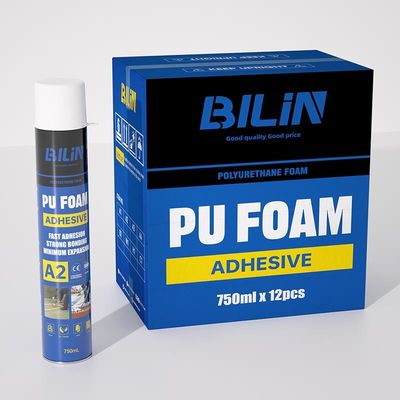 Espuma de poliuretano adhesivo de uso múltiple conveniente y personalizable para la construcción