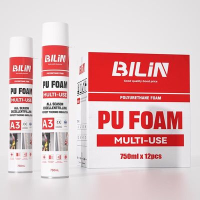 Construcción espuma poliuretano a prueba de moho espuma de pulverización poliuretano