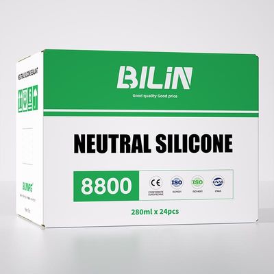 Alta estabilidad Silicona Neutral de vidrio pegamento personalizado para placa de acero plástico