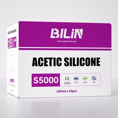 Selecante de acetoxi silicona de uso múltiple de baño Selecante acético de silicona de 300 ml para techos
