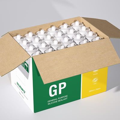 280 ml Sellador de silicona acético neutro Resistente a la contracción No tóxico