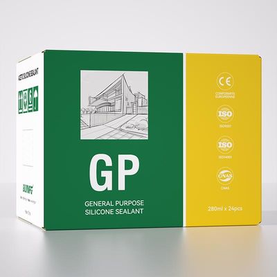 Alta flexibilidad, cura rápida, sellador de silicona de uso general para ventanas y puertas