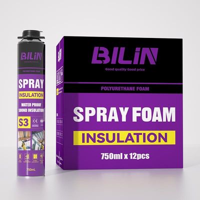 Calidad 750 ml de poliuretano Pu espandente de espuma robusta para el hogar con personalización fábrica