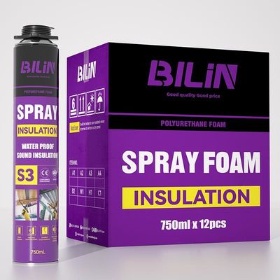 BILIN S3 Spray Polyurethane Foam Kit Cheap Price Pu Insulation Spray Foam Kit