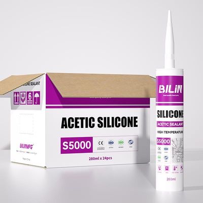 Sellador de silicona adhesivo gris de alto grado de alta precisión para sellar el cuerpo del automóvil