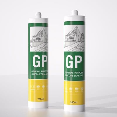 GP sellador acético de silicona de alta precisión fácil de operar para vidrio de ventana