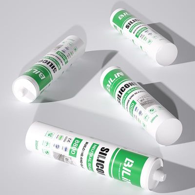 Selecante de silicona transparente y neutra, impermeable, neutra y curada, sellador de silicona