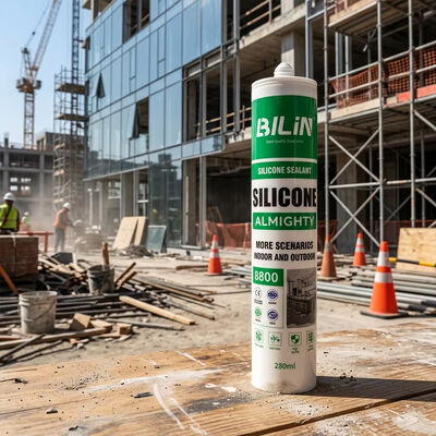 Calidad 280 ml sellador de silicona neutro super pegajoso no corrosivo sellador de silicona adecuado para superficies de vidrio, metal y plástico fábrica