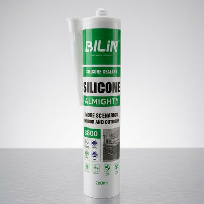 Calidad Sellador adhesivo de silicona de alta viscosidad y neutra Sellador impermeable adecuado para acristalamiento y unión estructural industrial fábrica