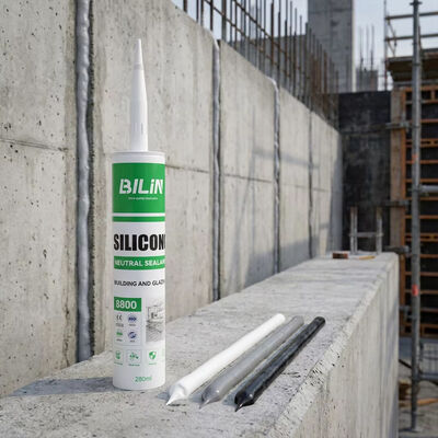 Calidad Pegamento de silicona neutro de larga duración, sellador flexible antigrietas para juntas de expansión de edificios, varios colores opcionales fábrica
