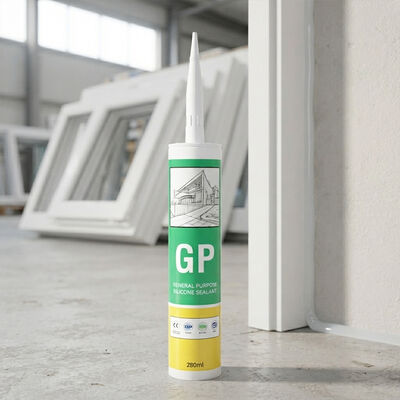 Calidad Venta al por mayor de fábrica Sellador de silicona GP Adhesivo impermeable antimoho para juntas de puertas, ventanas y paredes fábrica
